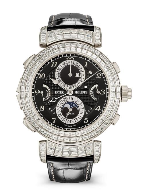 Replica Watch Patek Philippe 6300/400G-001 GRAND COMPLICATIONS Grandmaster Chime 6300 White Gold Diamond